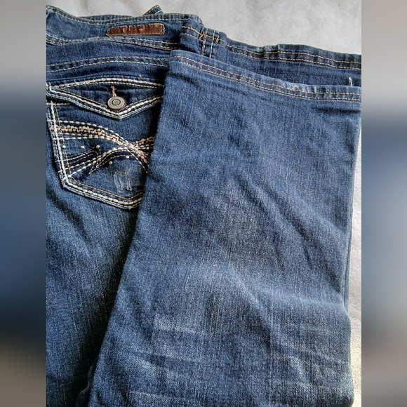 Wallflower Dark Blue Flare Jeans - Picture 4 of 6